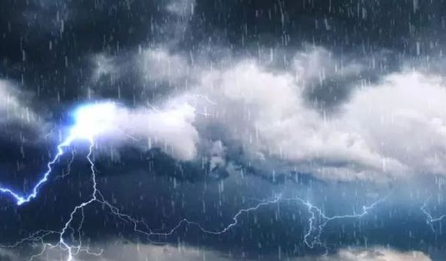 Meteoroloji'den 9 il için gök gürültülü sağanak uyarısı