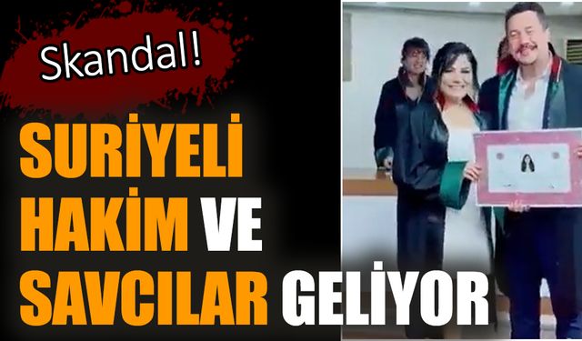 Suriyeli hakim ve savcılar geliyor