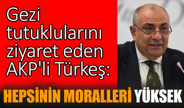 Gezi tutuklularını ziyaret eden AKP'li Türkeş: Hepsinin moralleri yüksek