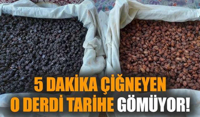 5 dakika çiğneyen o derdi tarihe gömüyor!