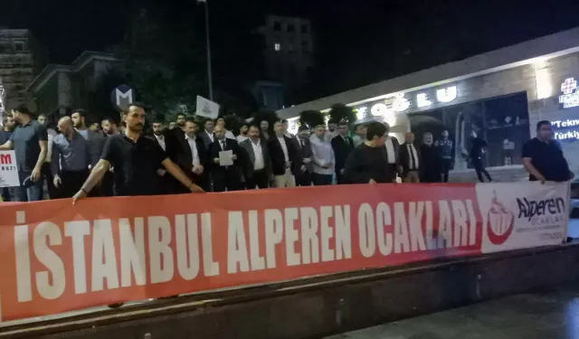 Alperen Ocakları'ndan Şeyda Yılmaz protestosu