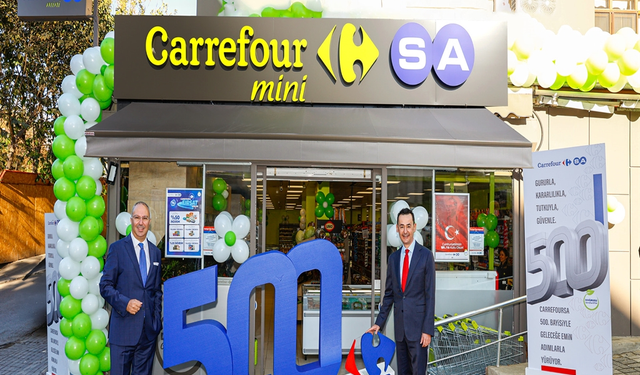 CarrefourSA Bayilikte 500. Şubeye Ulaştı