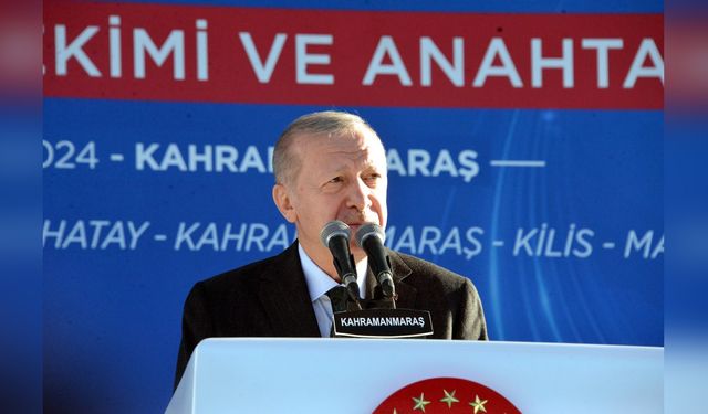 Erdoğan: Kahramanmaraş'ta eser ve hizmet siyasetini gösteriyoruz