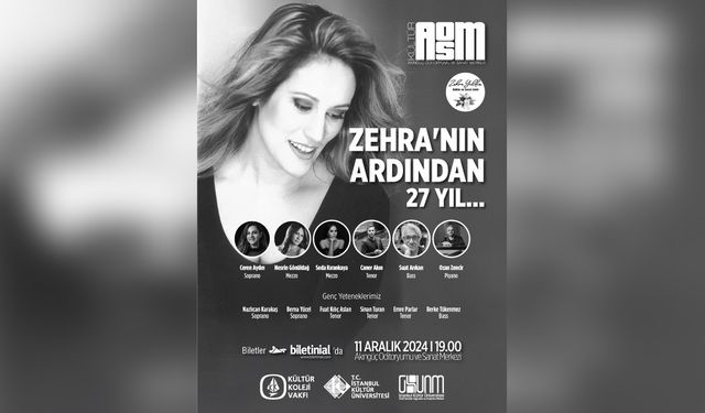 Zehra Yıldız Anısına Özel Konser Düzenlendi