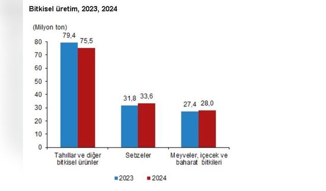 TÜİK Verilerine Göre Tarım Üretiminde Değişiklikler Yaşandı