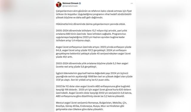 Asgari Ücret Artışı Enflasyonu Geride Bırakıyor