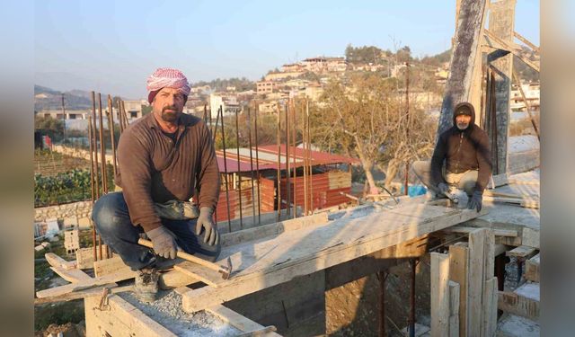 Hatay'da İnşaat Kalıpçılarına Yüksek Yevmiye