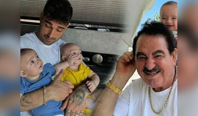 İkizler Emir ve Ayel, Dede İbrahim Tatlıses'e Benzemeye Başladı