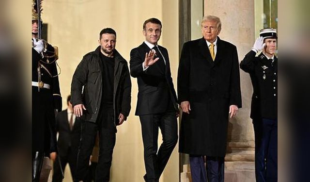 Üç Liderin Tarihi Zirvesi: Macron, Zelenskiy ve Trump Bir Araya Geldi