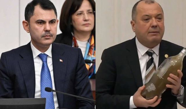 TBMM'de kirli su tartışması: CHP'li vekil ve Murat Kurum arasında gerginlik