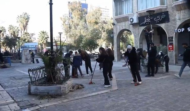 Şam'da Gönüllü Temizlik Hareketi