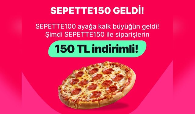 Yemeksepeti'nden Yeni İndirim Kuponu: Sepette150