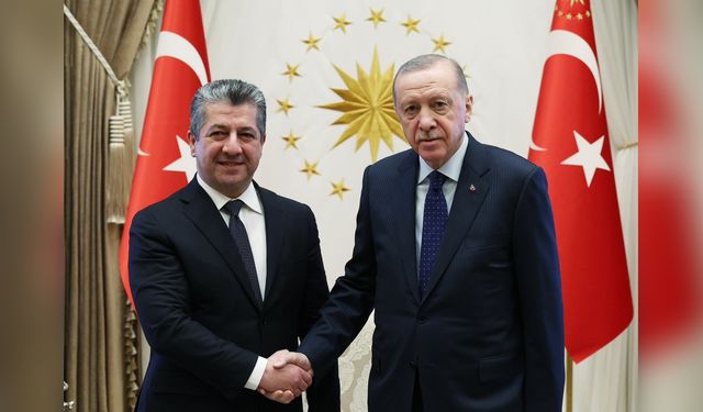 Cumhurbaşkanı Erdoğan, Barzani ile Görüşme Gerçekleştirdi