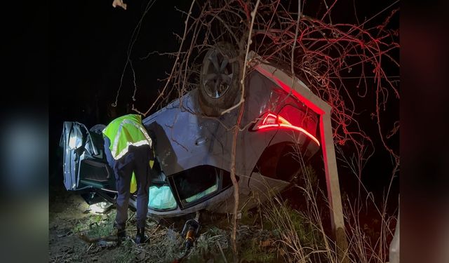 Otomobil Kazasında Sürücü Hayatını Kaybetti