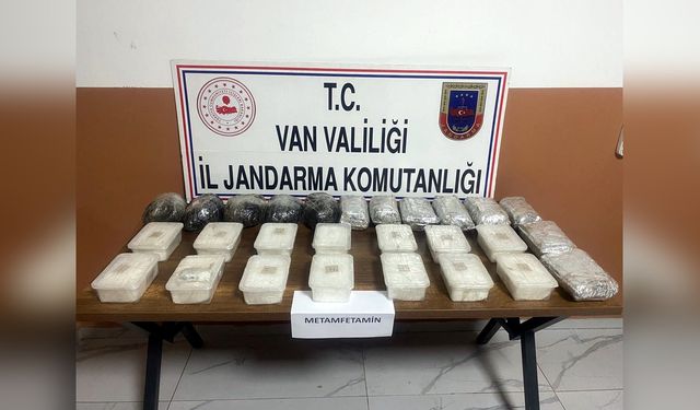 Van'da Uyuşturucu Operasyonu: 21 Kilo Metamfetamin Yakalandı