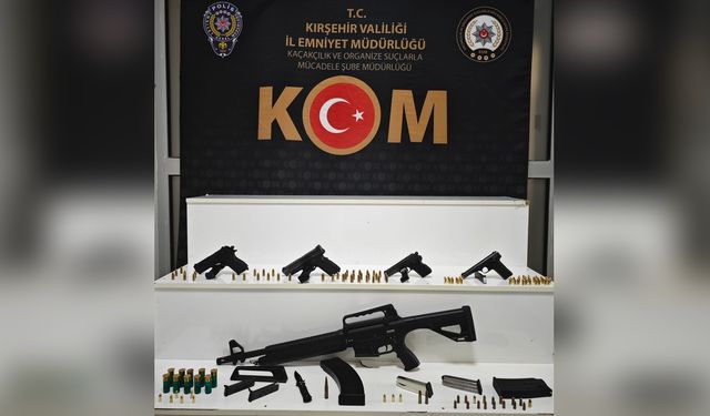 Kırşehir'de Kaçak Silah Ticaretine Operasyon: 7 Gözaltı