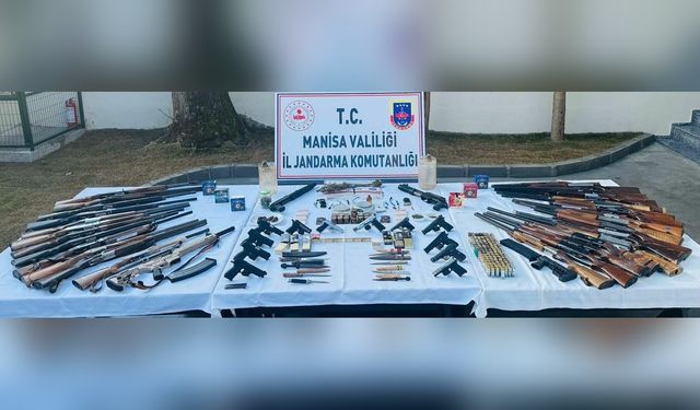 Manisa'da Uyuşturucu ve Silah Operasyonu Gerçekleşti