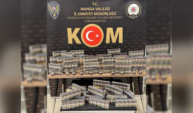 Turgutlu'da Kaçak Tütün Operasyonu: 6 Ton 200 Kilo Ele Geçirildi