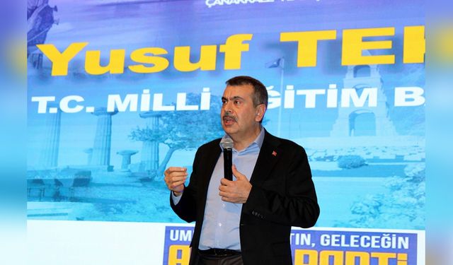 Bakan Tekin'den Medeniyet Değerleri Vurgusu