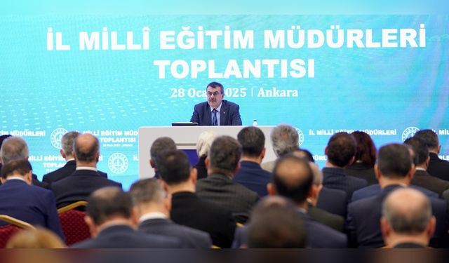 Milli Eğitim Müdürleri Toplantısı: Bakan Tekin 81 İli Temsil Etti