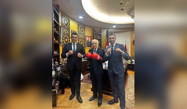 Suat Hekimoğlu'dan MHP Lideri Bahçeli'ye Ziyaret