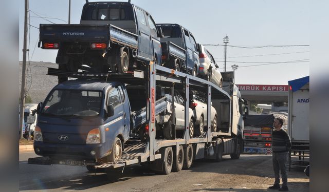 Suriye'ye Araç Sevkiyatında Rekor Dönem