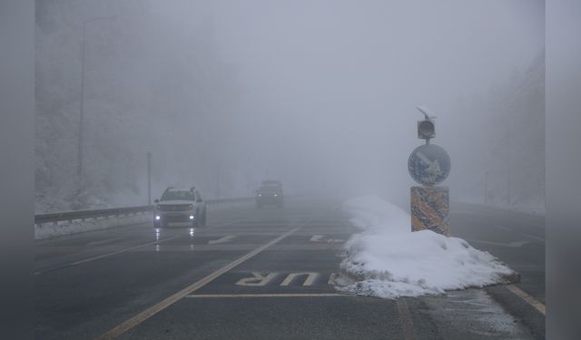 Bolu Dağı'nda Hava Koşulları Değişiyor