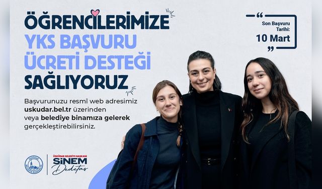 Üsküdar Belediyesi, YKS Hazırlığı İçin Öğrencilere Destek Oluyor