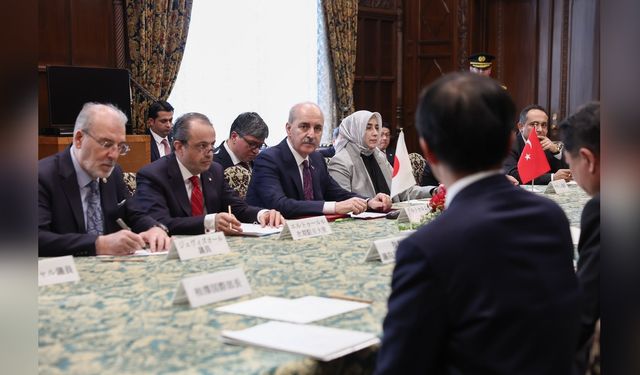 Kurtulmuş ve Sekiguchi Tokyo'da Bir Araya Geldi