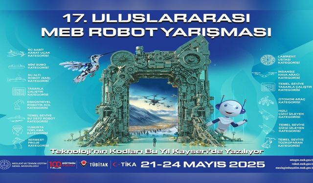 MEB Uluslararası Robot Yarışması İçin Başvurular Açıldı