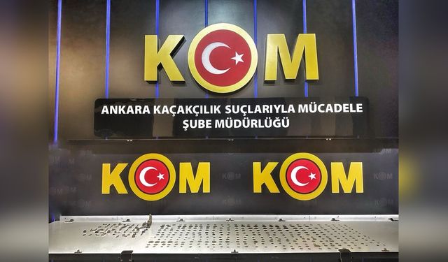 Ankara'da Tarihi Eser Kaçakçılığına Yönelik Operasyon: 20 Milyon TL Değerinde Eşya Ele Geçirildi