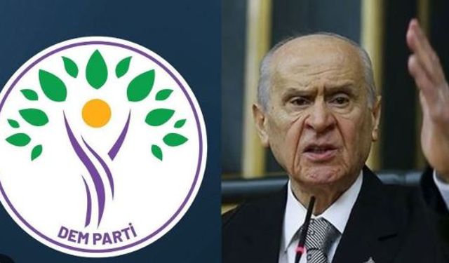 DEM Parti'den Bahçeli’ye soru: "Erdoğan çözümün neresinde?"