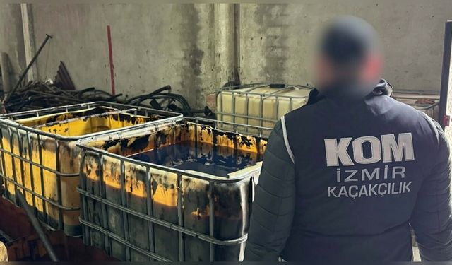 İzmir'de Kaçak Akaryakıt Operasyonu: 24 Ton Ele Geçirildi