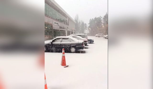 Bolu'yu Beyaza Bürüyen Kar Yağışı Etkili Oldu