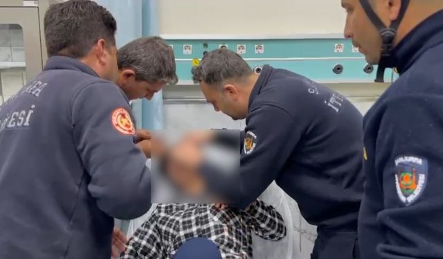 Şanlıurfa'da Göz Kapağı Fermuara Sıkışan Yasemin İtfaiye Tarafından Kurtarıldı
