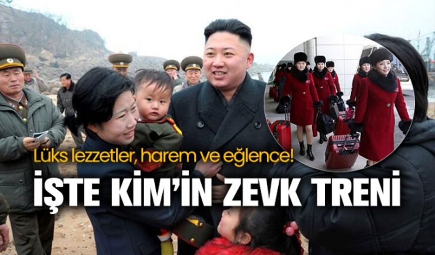 İşte Kim Jong-un'un zevk treni: Lüks lezzetler, harem ve eğlence