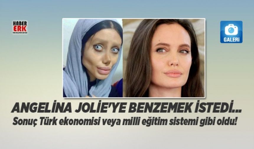 Angelina Jolie'ye benzemek istedi... Sonuç korkunç oldu