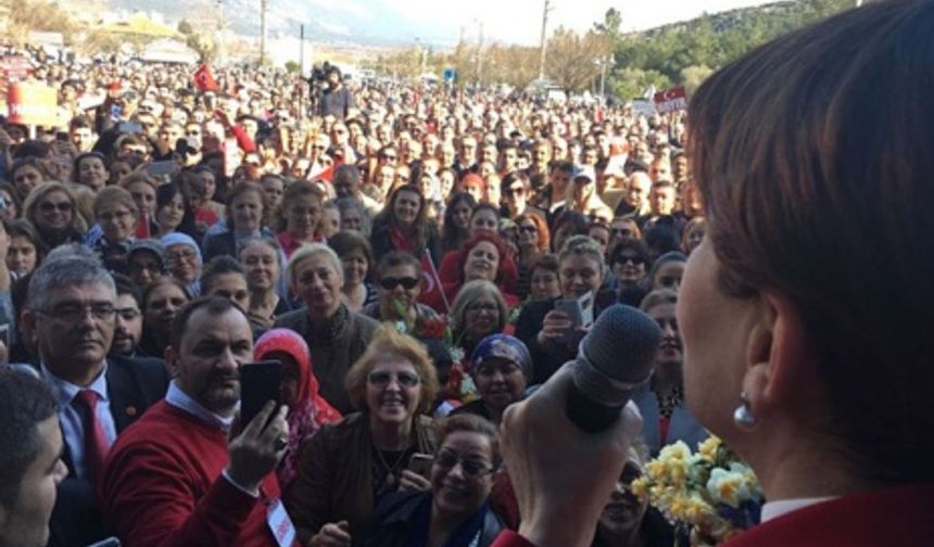 Toplantı değil  miting oldu