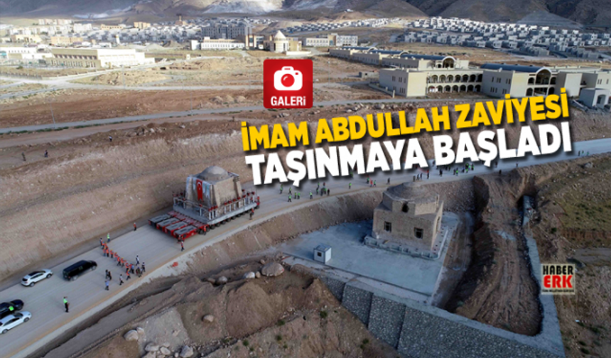 İmam Abdullah Zaviyesi taşınmaya başladı