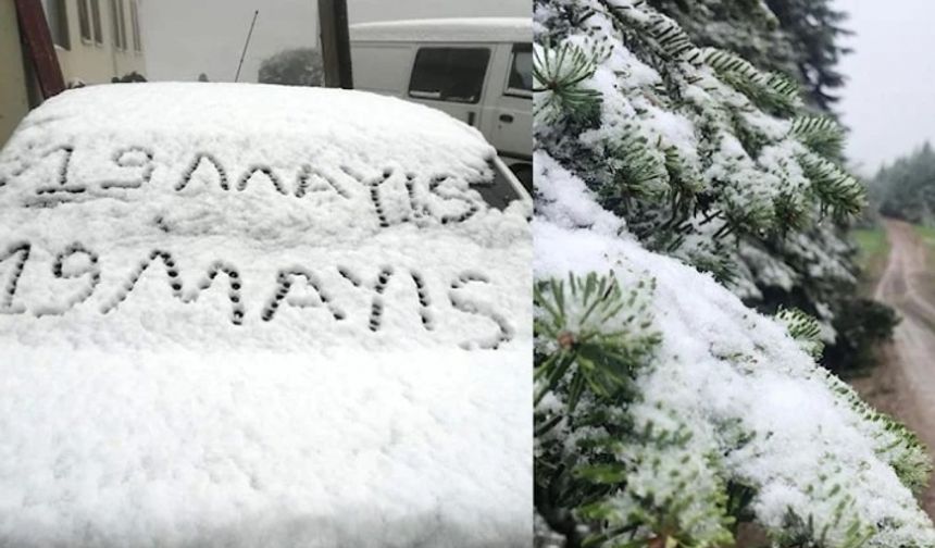 Türkiye yazı beklerken kış geldi: 12 ilde kar yağdı