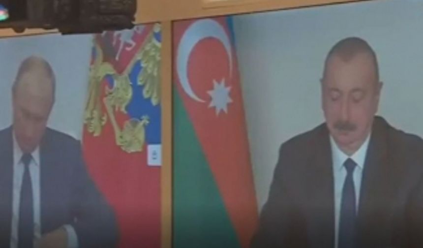 Putin ile Aliyev Dağlık Karabağ anlaşmasını imzaladı