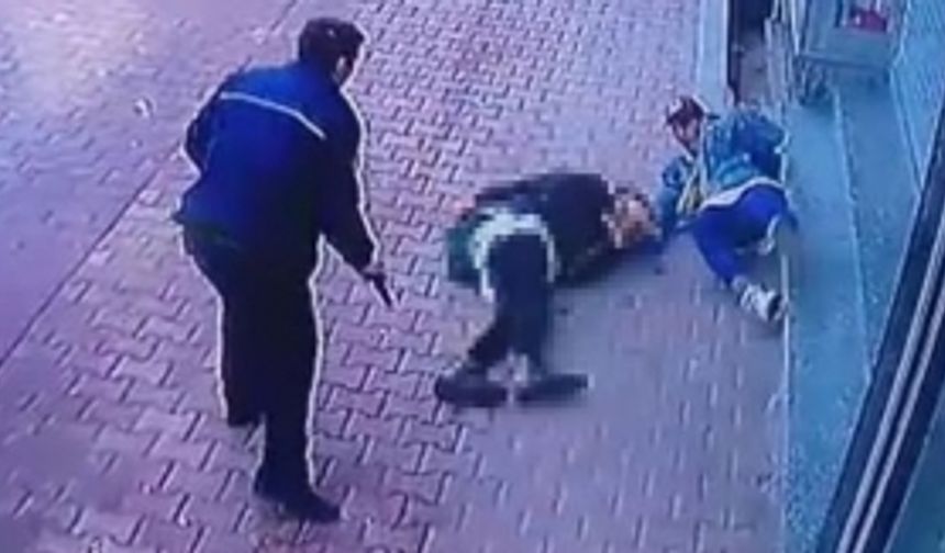 Ömer Barış Topkara'nın polis tarafından vurulma anı