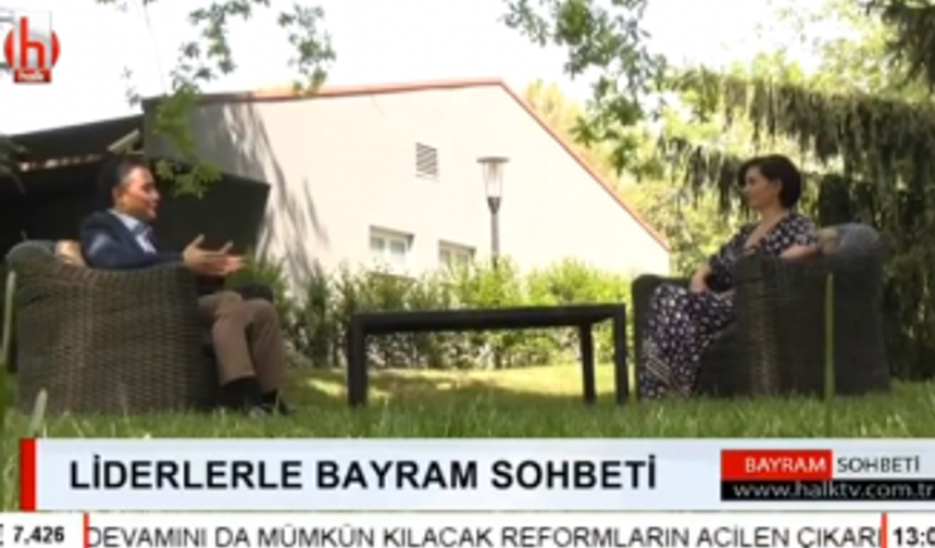 Ali Babacan Halk TV canlı yayında konuştu 1.Bölüm