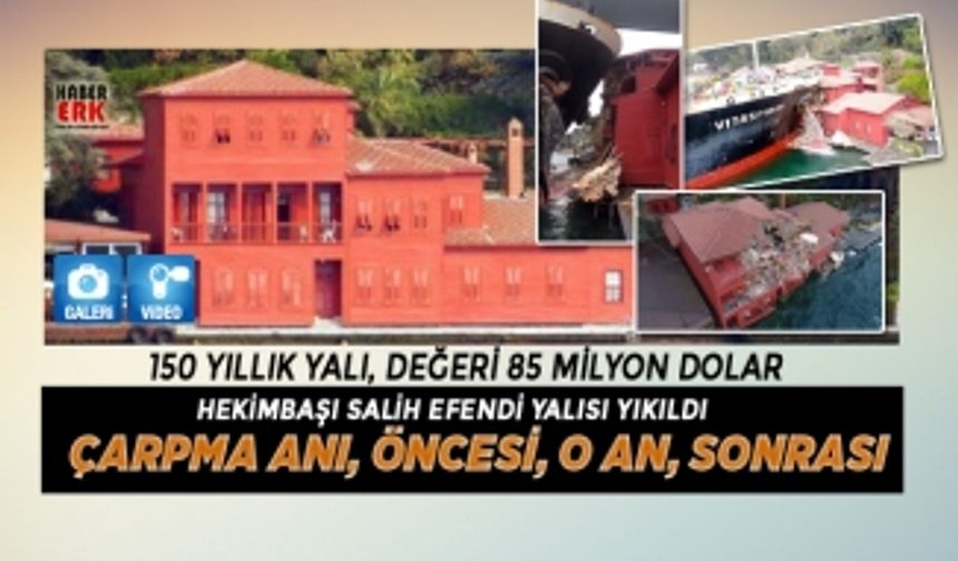 150 Yıllık, 85 Milyon Dolar Değerindeki, Hekimbaşı Salih Efendi Yalısı Yıkıldı