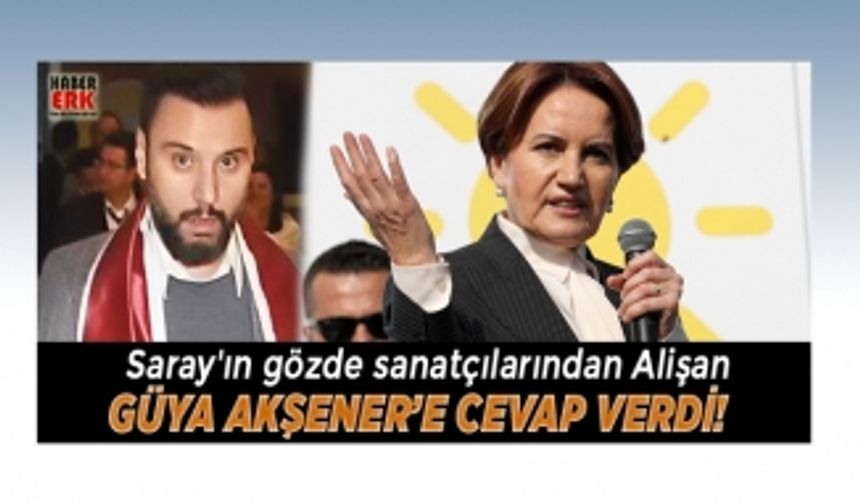 Saray'ın gözde sanatçılarından Alişan, güya Akşener’e cevap verdi!