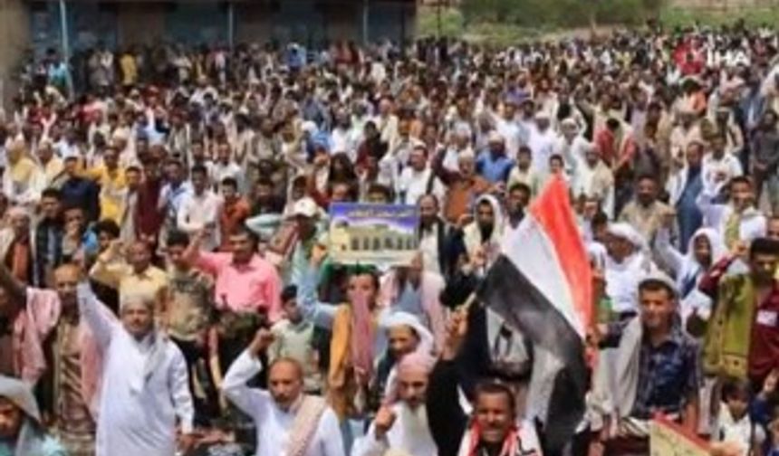 ABD’nin “Yüzyılın Anlaşması” planı Yemen’de protesto edildi