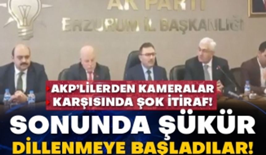 AKP’lilerden kameralar karşısında şok itiraf! Sonunda şükür dillenmeye başladılar!