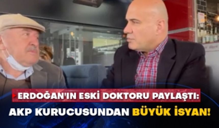 Erdoğan'ın eski doktoru Turhan Çömez paylaştı:   AKP kurucusundan büyük isyan!