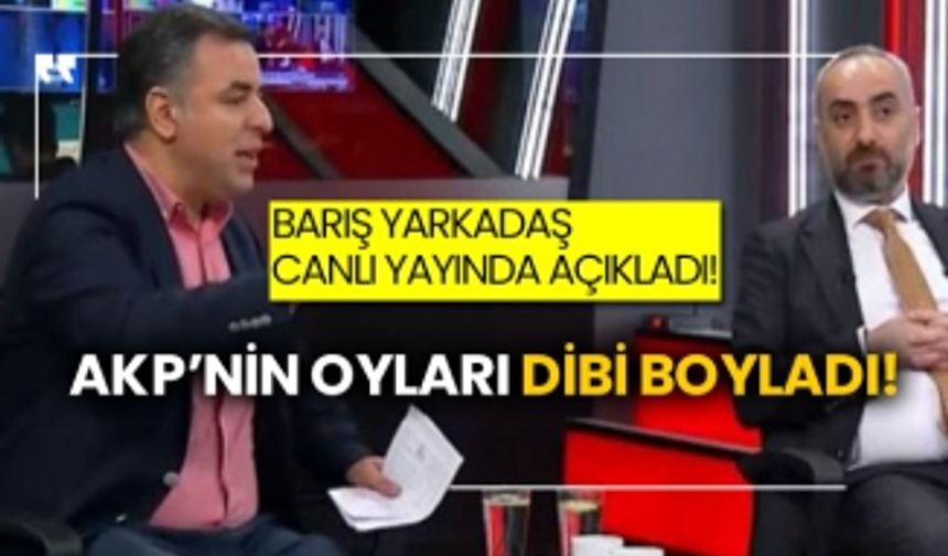 Barış Yarkadaş canlı yayında açıkladı! AKP’nin oyları dibi boyladı!