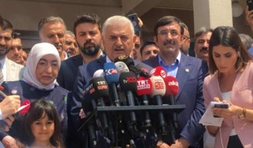 Binali Yıldırım: "Bugün kırgınlıkları bırakmak, geleceğe odaklanma zamanıdır"